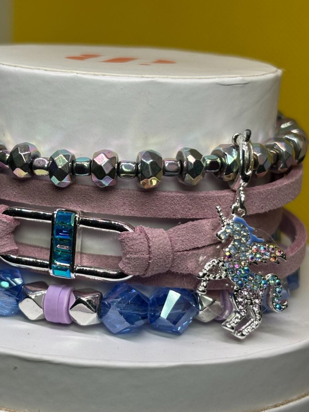 Bomb Party "Always Be Yourself Unless You Can Be a Unicorn" 3 Bracelet Stacks